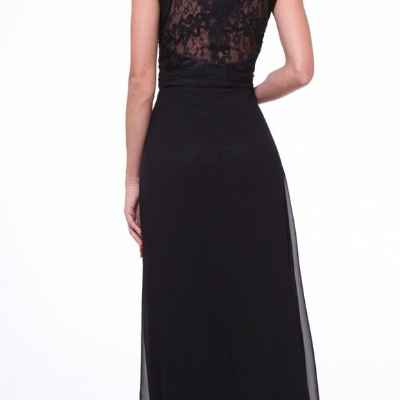 Scoop Neck A-Line Shape Prom Dress CD1938 - Picture 3 of 5